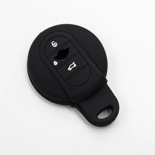 Miniatura 2 de Funda de silicona para llave inteligente para el nuevo Mini Cooper 3ª generación F55 F56 Club Man Country Man (negro)