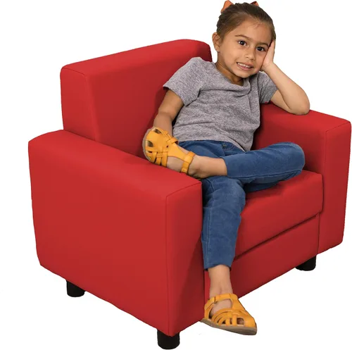 Miniatura 11 de Factory Direct Partners SoftScape Inspired Playtime - Silla de lectura clásica, muebles tapizados de grado comercial para niños, para el hogar