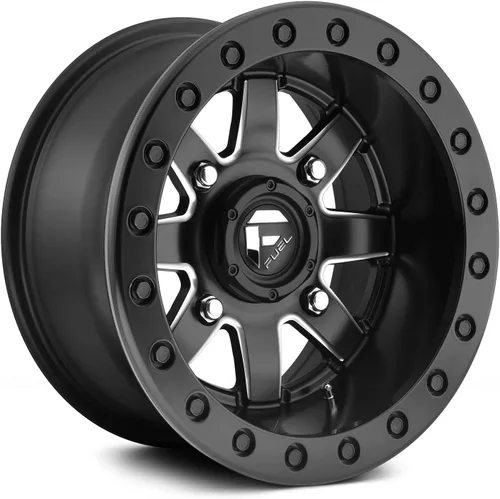 Miniatura 2 de Fuel UTV D938 Maverick Beadlock 18x7 4x156 +1.496 in Negro/Llanta Fresada 18" Pulgadas MT-BLK-MIL