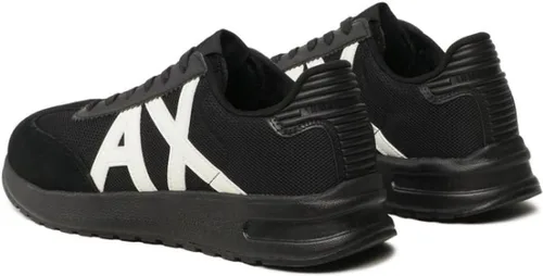 Miniatura 3 de AX Armani Exchange - Tenis deportivos para hombre con logotipo de gamuza
