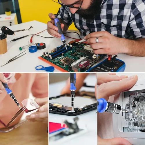 Miniatura 5 de Kit de limpieza de precisión, juego de herramientas de limpieza de plumero de aire eléctrico, kits de reparación rápida para teléfono, computadora