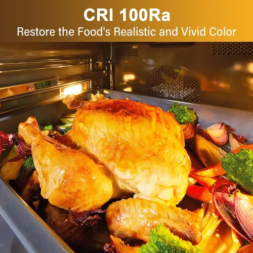 Miniatura 6 de Bombilla para horno microondas Whirlpool, compatible con Whirlpool Maytag GE Amana Over The Range Hood Microondas, base regulable 125V 40W E17, luz