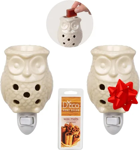 Miniatura 10 de Deco - Calentador de velas eléctrico, calentador de cera, incluye 4 cubos de cera