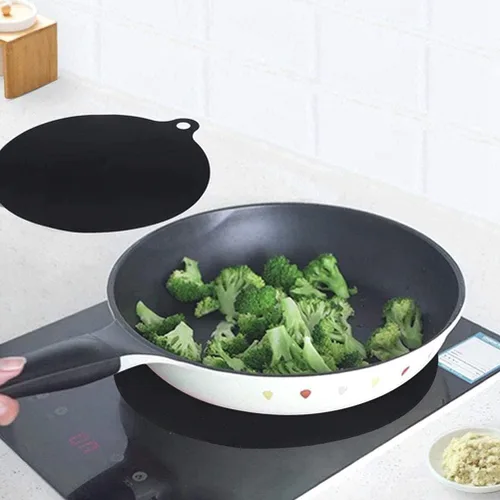 Miniatura 5 de 4 alfombrillas antideslizantes para inducción eléctrica, protector de placa de cocina de silicona reutilizable, resistente a altas temperaturas