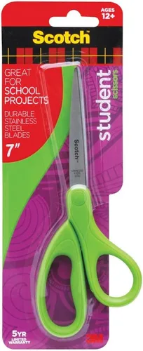 Miniatura 4 de Scotch Tijeras para niños con punta redondeada con tacto suave, 5 pulgadas (1442P) (Los colores pueden variar)