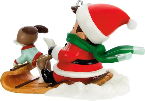 Miniatura 2 de Adorno navideño Hallmark Keepsake 2023, Papá Noel joven, regalos para coleccionistas de Santa