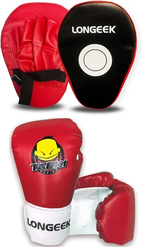 Miniatura 14 de Guantes de boxeo para niños de 4/6 onzas, guantes de entrenamiento, guantes de bolsa, guantes de lucha para niños de 3 a 15 años