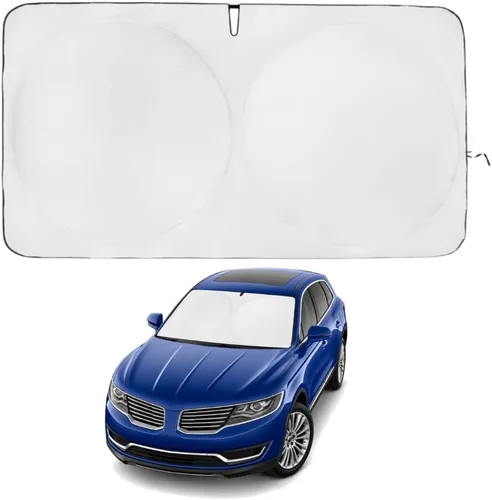 Miniatura 27 de Kinder Fluff Parasol para parabrisas Protección solar reflectante patentada para automóvil, certificado 99% de bloqueo UVR, interior fresco