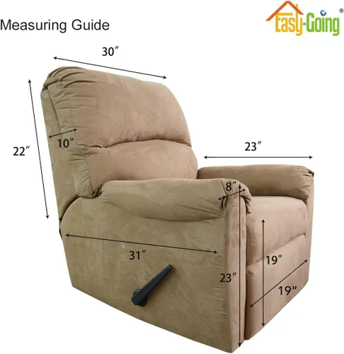 Miniatura 6 de Easy-Going - Funda para silla reclinable, reversible, resistente al agua, protector de muebles con correas elásticas, para mascotas