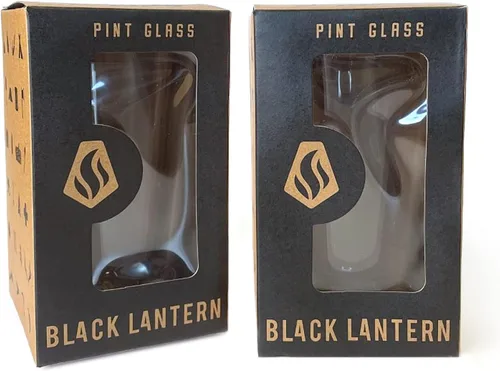 Miniatura 4 de Vasos de Pinta de Black Lantern – Vasos de Cerveza para Entusiastas de la Cerveza Artesanal - Juego de Dos Vasos de 16 oz. - Vasos de Cóctel