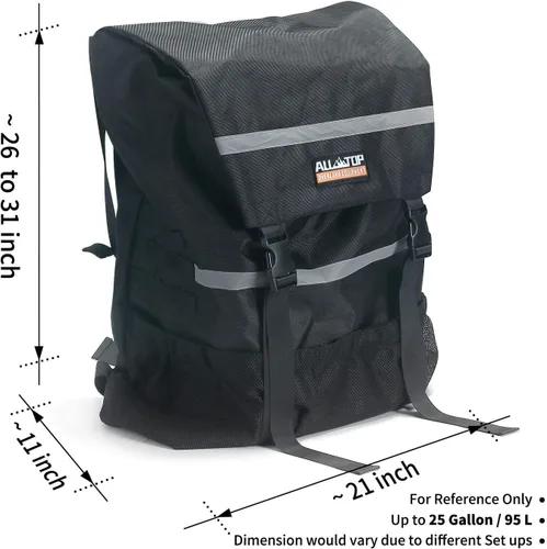 Miniatura 3 de ALL-TOP Bolsa de basura para neumáticos de repuesto, bolsa de basura resistente para puerta trasera de camión, bolsa de almacenamiento de carga
