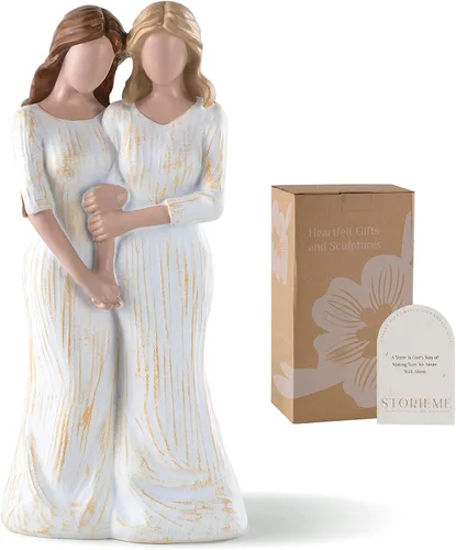 Storieme Regalos de cumpleaños para hermanas de parte de la hermana: regalo de figuras de hermana, regalo de amistad, Navidad, Acción de Gracias