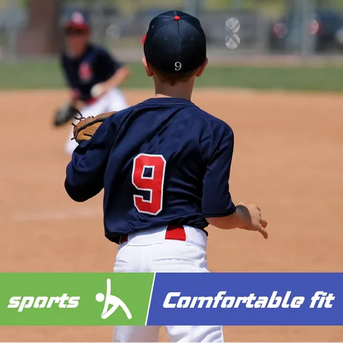 Miniatura 4 de Hercicy 12 cinturones de béisbol, cinturones de sóftbol a granel para adultos y jóvenes, cinturón de fútbol ajustable para niños y niñas