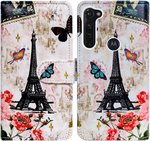 Miniatura 16 de Bcov Funda para Moto G Stylus/Moto G Pro, color verde pájaro negro con tarjetero y soporte para tarjeta y soporte para Motorola Moto G Stylus/Moto G