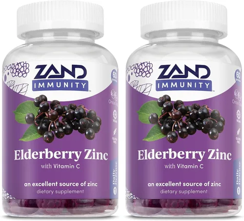 Miniatura 6 de Gomitas de inmunidad de saúco con zinc y vitamina C de ZAND - Suplemento de apoyo inmunológico - Gomitas de saúco con DV de zinc y vitamina C