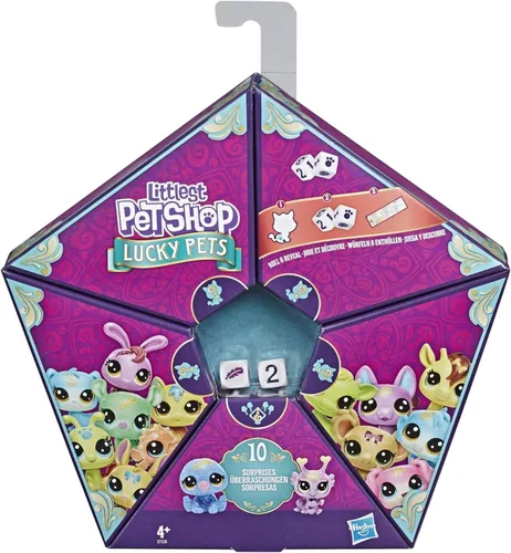 Prechool Games Littlest Pet Shop Lucky Pets Fortune Crew Surprise Pet Toy - Juguete sorpresa para mascotas, más de 150 años para coleccionar, a