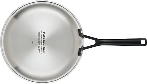 Miniatura 8 de KitchenAid 30051 Juego de Sartenes para Freír/Sartenes de Acero Inoxidable Pulido de 5 Capas Revestidas, 8.25 Pulgadas y 10 Pulgadas - Acero