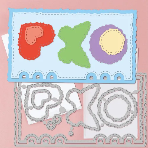 Miniatura 3 de GLOBLELAND Troqueles de corte de página de mariposa para hacer tarjetas, troqueles de corte de borde desgarrado para bricolaje, álbumes de recortes