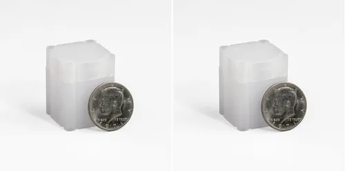 Miniatura 7 de LIGHTHOUSE - Tubos cuadrados para monedas - Conveniente parte superior de empuje, prácticamente irrompible, sin ácidos y calidad de archivo - Tubos