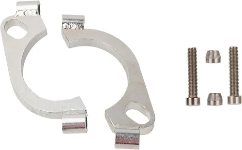 Miniatura 5 de Rwraps 2 Paquetes de 2.5" Kit de Reparación de Brida Dividida, Brida de Escape Galvanizada en Hierro 63.5mm/2.5 Pulgadas Kit de Reemplazo de Brida