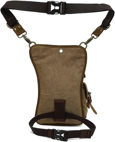 Miniatura 4 de Riñonera de cuero para hombres y mujeres, bolsa de protección multiusos, para motocicleta, deportes al aire libre, ciclismo, equitación, senderismo