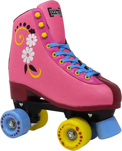 Lenexa uGOgrl - Patines de ruedas para niña, para niños y niñas - Patines de patinaje para interiores y exteriores - Patines para niños - Patines