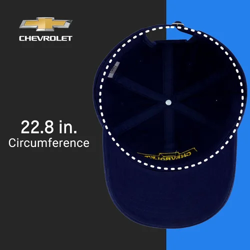 Miniatura 5 de Concept One Chevrolet Dad - Gorra de béisbol ajustable de algodón con logotipo y ala curvada
