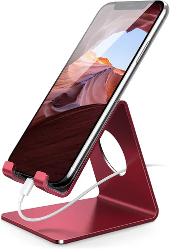 Miniatura 9 de Lamicall Soporte para teléfono celular, base para teléfono: cuna, soporte, soporte para escritorio de oficina - negro