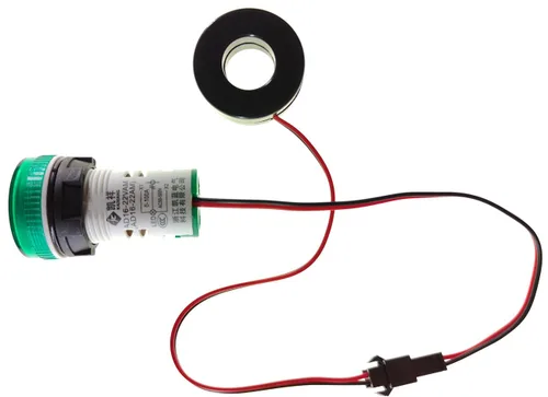 Miniatura 4 de Indicador de corriente y voltaje de CA de 3 piezas con pantalla de dos dígitos, monitor de instrumentos de medición multifunción LED de cabeza Verde