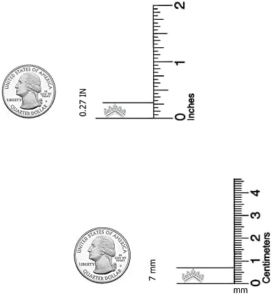Miniatura 4 de LeCalla Pendientes pequeños de plata de ley 925 con circonitas ligeras
