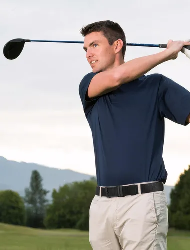 Miniatura 7 de SKiporty Cinturones tácticos de trinquete para hombres, cinturón de trabajo de nailon para golf con hebilla deslizante automática, ajuste ajustable