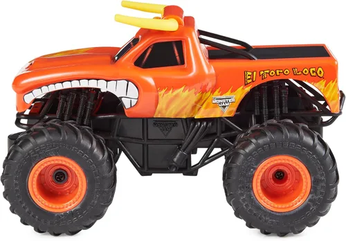Miniatura 4 de Monster Jam, Camión monstruo oficial de El Toro Loco con control remoto para niños y niñas, escala 1:24, 2.4 GHz, juguetes para niños a partir de 4