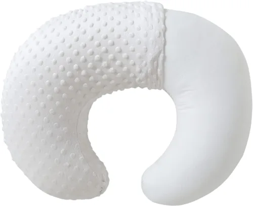 Miniatura 10 de Almohada de lactancia y posicionador corporal para bebé con funda premium para lactancia para niños y niñas, almohada de alimentación con funda Azul