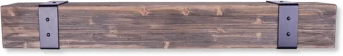Miniatura 2 de Repisa de chimenea, repisa, repisa rústica, viga, repisa de madera, estante de pared, decoración de chimenea, repisa moderna