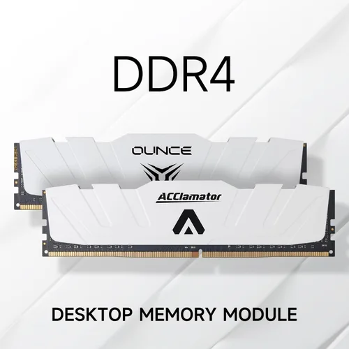 Miniatura 7 de DDR4 RAM 16GB (2x8GB) 3200MHz PC4-28800 CL18 1.35V XMP 288-pin Módulo de memoria de PC de escritorio con disipador de calor White Acclamator Oz