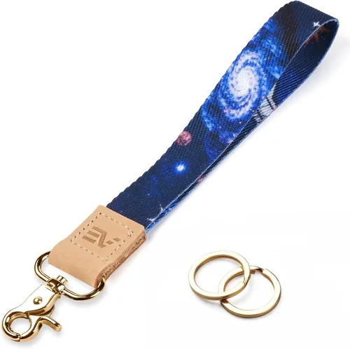 Miniatura 52 de EcoVision - Llaveros lindos con correa para llaves, llavero de muñeca para mujer, correa de insignia con 2 argollas para llaves