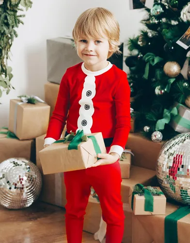 Miniatura 54 de VAENAIT BABY Infant Toddler Kids Adult Couple Family Matching Women Men Christmas Pjs Xmas Holiday Buffalo Plaid Pajama Set