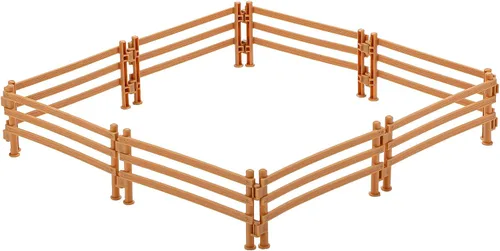 Miniatura 4 de Sumind 40 piezas de accesorios de esgrima de corral de caballo, juego de plástico para valla de granja, juguete de valla de granja para granero