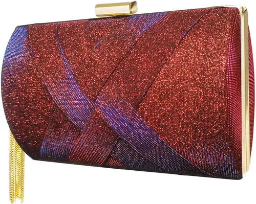 Miniatura 3 de LGXIGE Monederos de noche brillantes para mujer