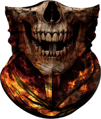 Miniatura 28 de Obacle Polaina para el cuello, bandana para protección contra el polvo, el viento, el sol para hombres y mujeres