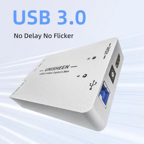 Miniatura 5 de Tarjeta de video HDMI de captura USB 3.0, transmisión en vivo y grabación, HDMI a USB Dongle Full HD 1080P Transmisión en vivo Video Game Grabber