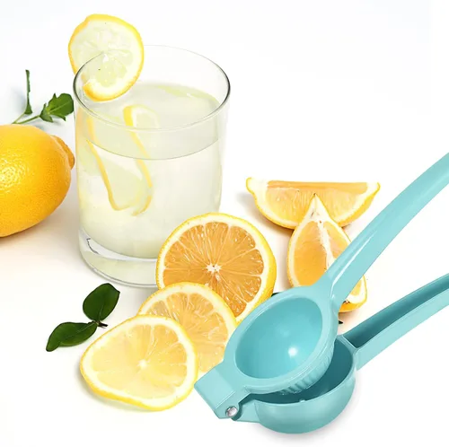 Miniatura 6 de uxcell Exprimidor manual de mano, exprimidor de cítricos de naranja limón de aleación de aluminio, adecuado para limón, sandía, naranja, granada