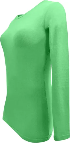 Miniatura 145 de Natural Uniforms Camiseta Under Scrub para mujer, cuello redondo, manga larga, paquete de 3, paquete múltiple de 3