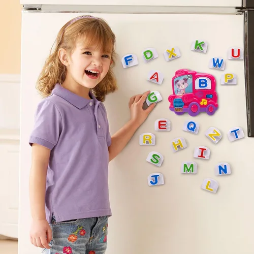 Miniatura 6 de LeapFrog Fridge Phonics conjunto de números magnéticos para refrigerador, rosado, exclusivo en línea