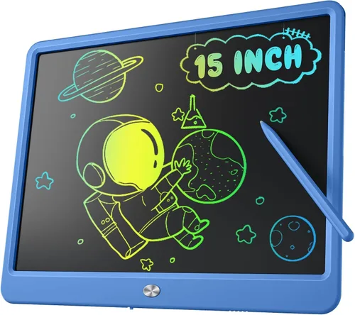 Miniatura 8 de Tableta de Escritura LCD para Niños, Kidopire Tablero de Garabatos de Pantalla Grande de 15 Pulgadas, Tablet de Dibujo y Escritura Colorida