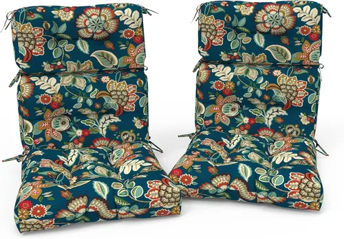 Miniatura 30 de Cojines Adirondack para sillas de patio con respaldo alto para exteriores, cojines Adirondack para jardín, porche, uso en sillas de oficina en casa