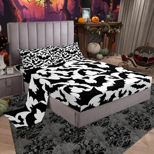 Miniatura 24 de Juego de sábanas con estampado camuflaje de la bandera estadounidense tamaño King, de Castle Fairy. Juego de ropa de cama de lujo de microfibra