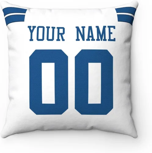 Miniatura 7 de ANTKING Dallas - Almohada personalizada con cualquier nombre y número, regalo personalizado para hombres, mujeres y niños