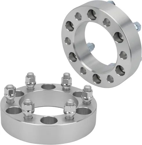 Miniatura 108 de IRONTEK Espaciadores de rueda de 2 pulgadas de 0.236 x 5.315 in para F150 (orificio de cubo de 3.429 in, pernos M14x2) 0.236x5.315 in a 0.236x5.315