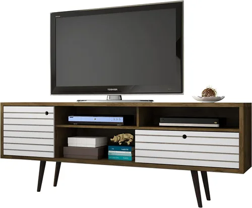 Miniatura 42 de Manhattan Comfort Liberty Soporte de TV Moderno de Mediados de Siglo para Televisores de hasta 46 Pulgadas, Centro de Entretenimiento